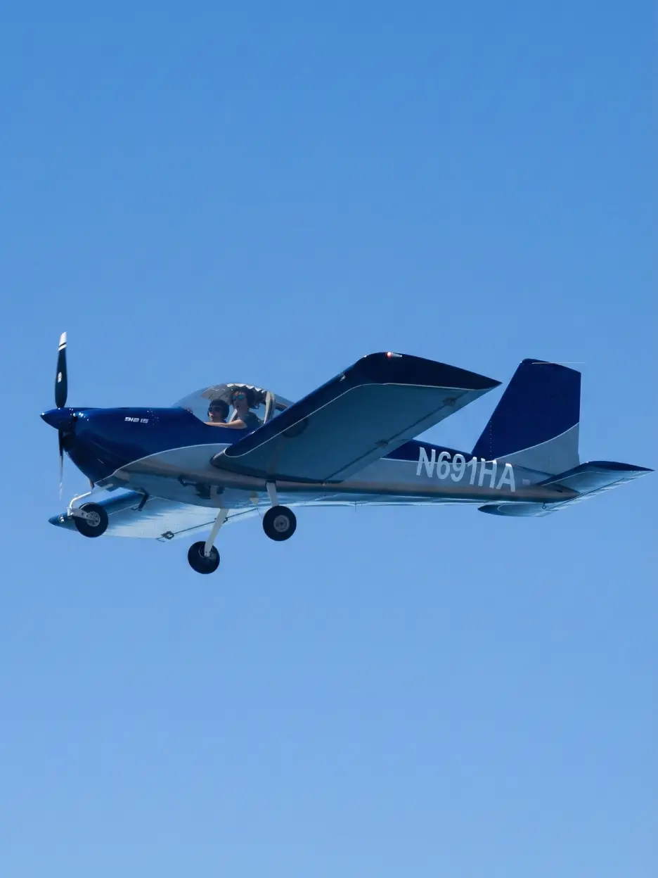 Discovery flight student with instructor